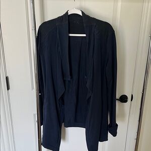 Lulu lemon Navy Open-Front Draped Jacket